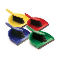 Plastic Dust Pan & Brush Set